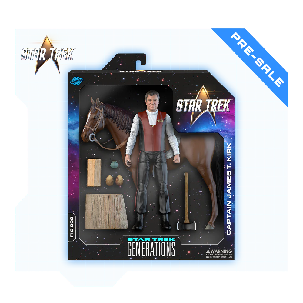 Captain James T Kirk Action Figure Star Trek: Generations Wave 2