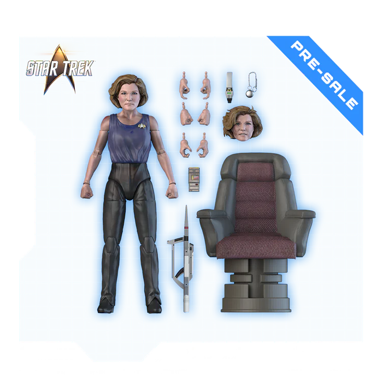 Captain Kathryn Janeway Action Figure – Star Trek: Voyager (Year of Hell Edition) Wave 2