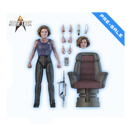 Captain Kathryn Janeway Action Figure – Star Trek: Voyager (Year of Hell Edition) Wave 2