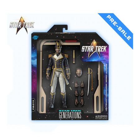 Geordi La Forge Action Figure – Star Trek: Generations (Sailor Uniform Edition) Wave 2