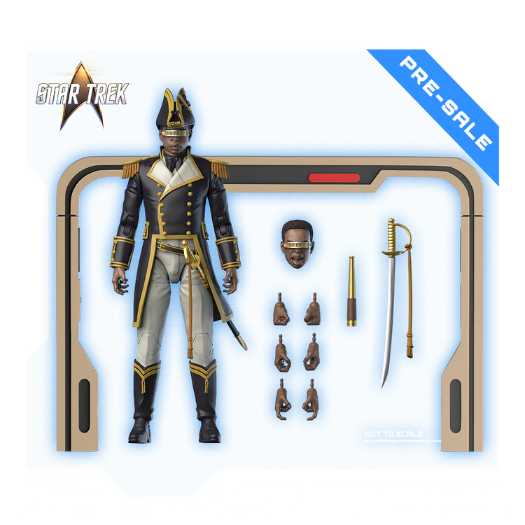 Geordi La Forge Action Figure – Star Trek: Generations (Sailor Uniform Edition) Wave 2